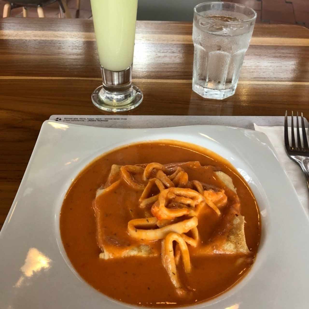 crepes de calamares