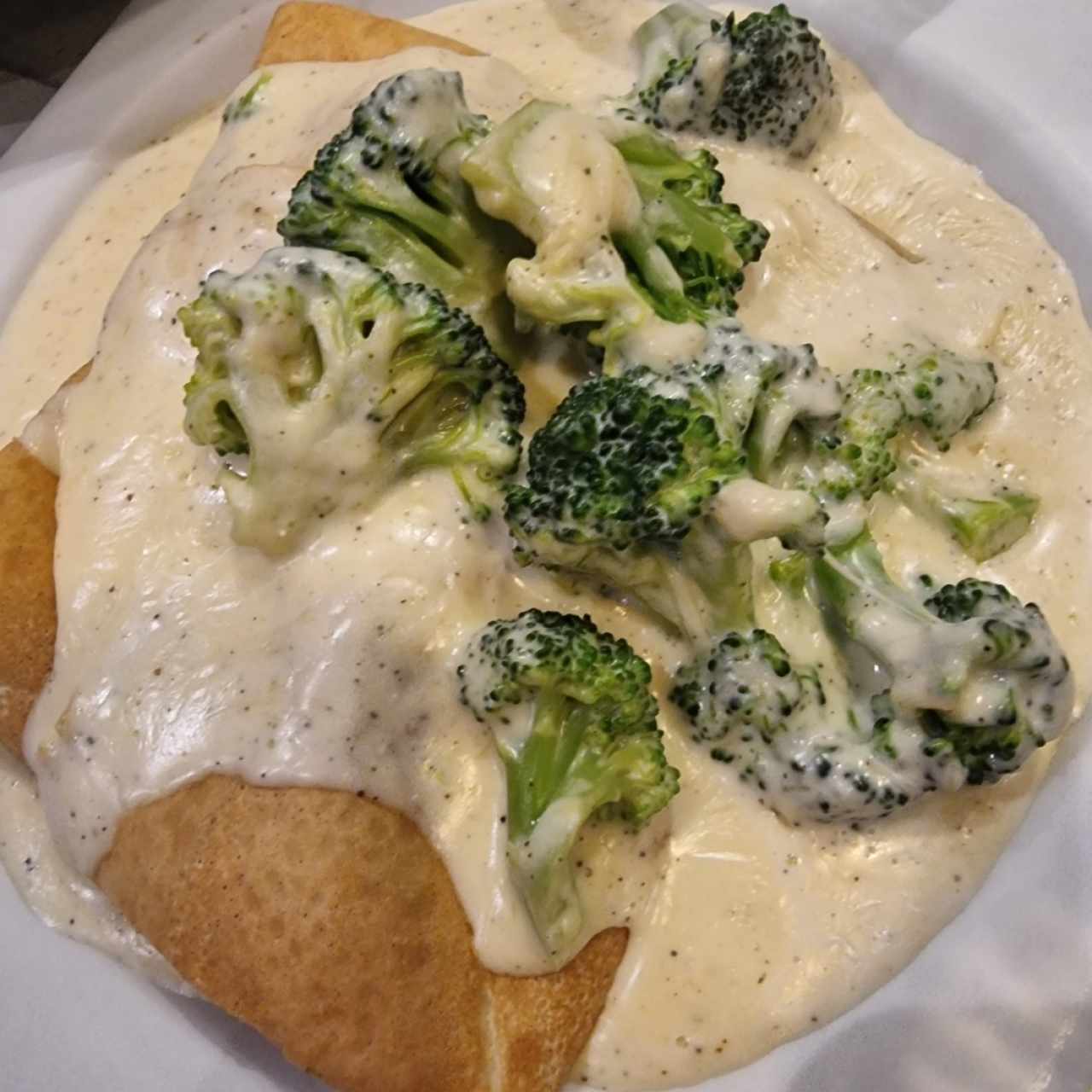 Crepes Vegetarianos - Brocoli y Queso