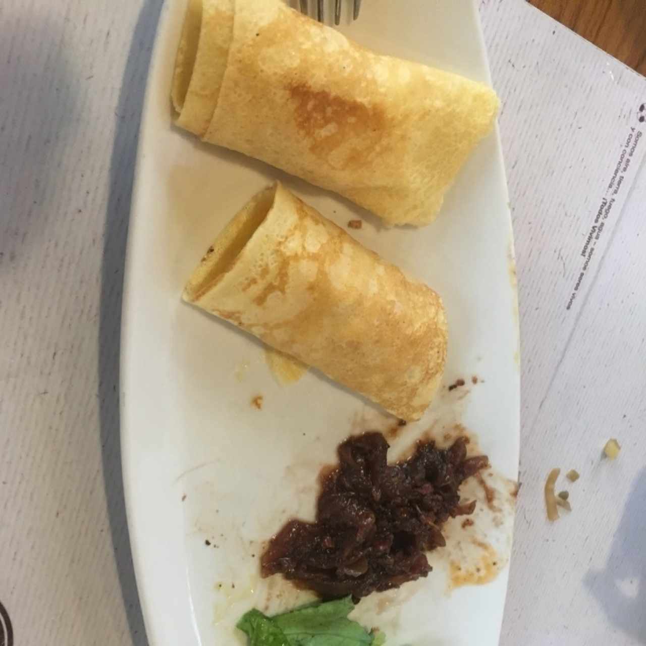 crepe tres quesos