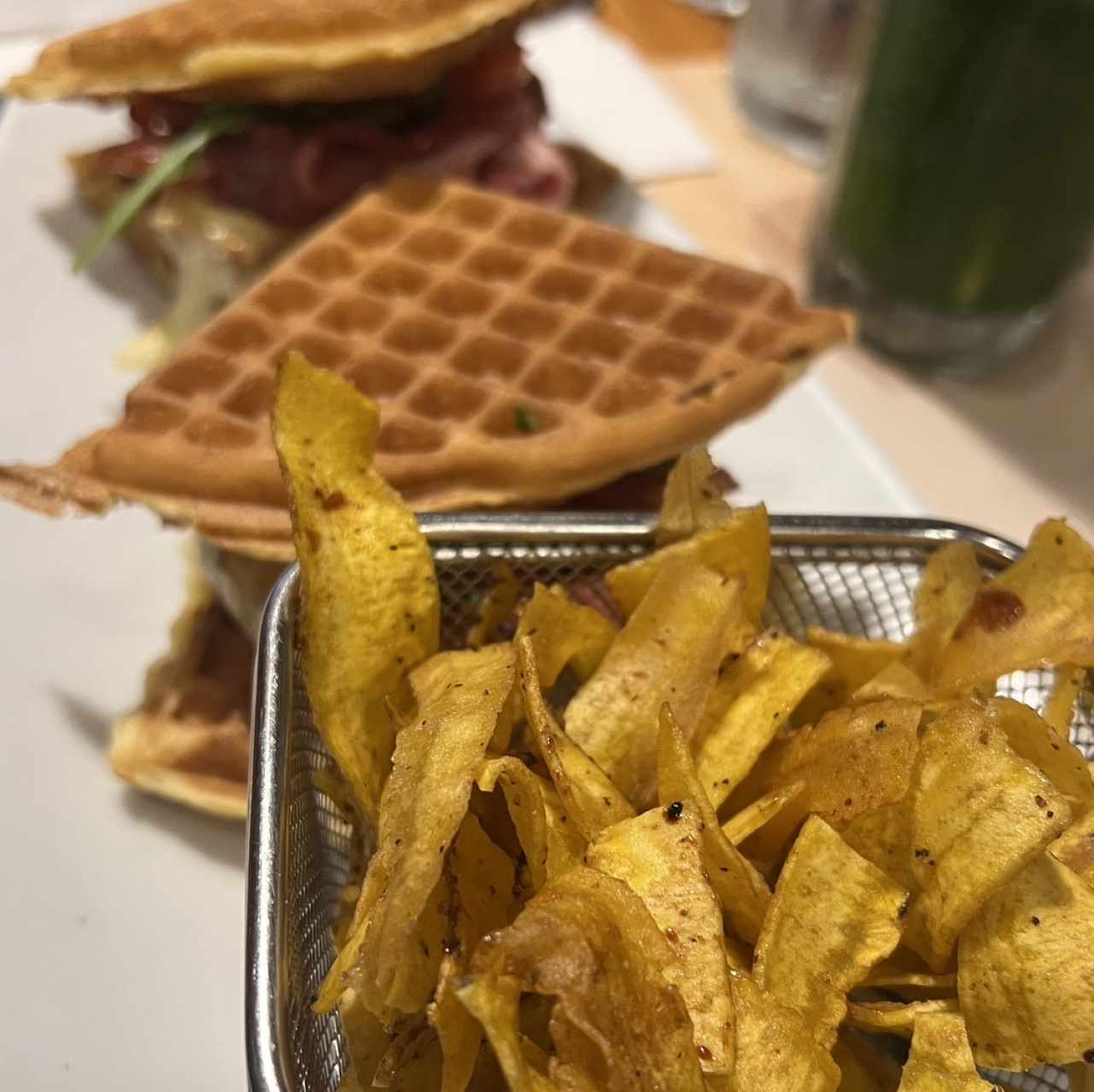 Wafle sándwich 