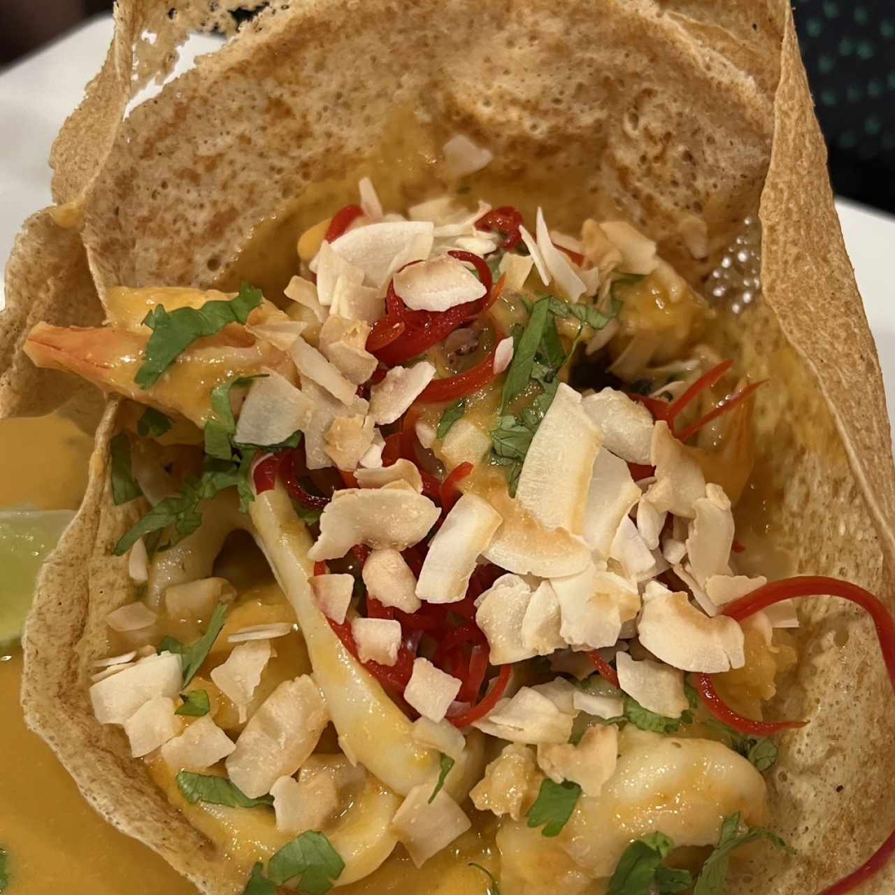 Crepe mar encocado (nuevo plato)