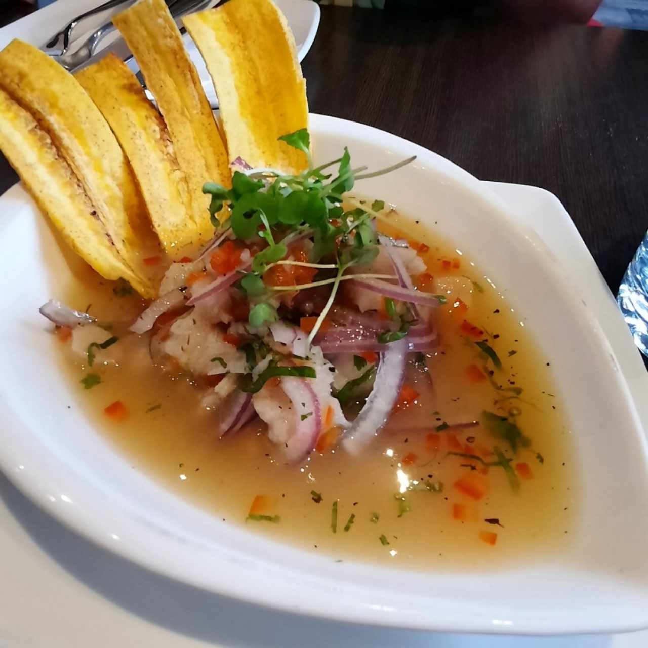 Entradas - Ceviche de corvina