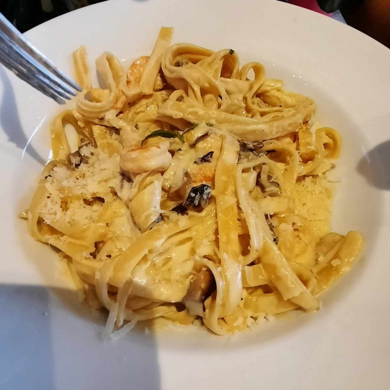 Pastas - Fettuccine con camarones