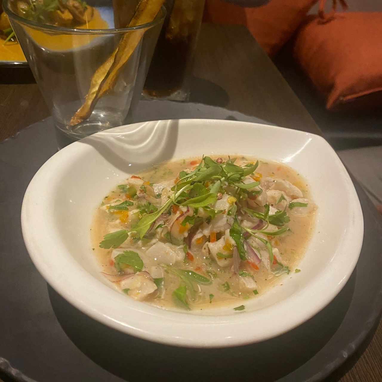 Entradas - Ceviche de corvina