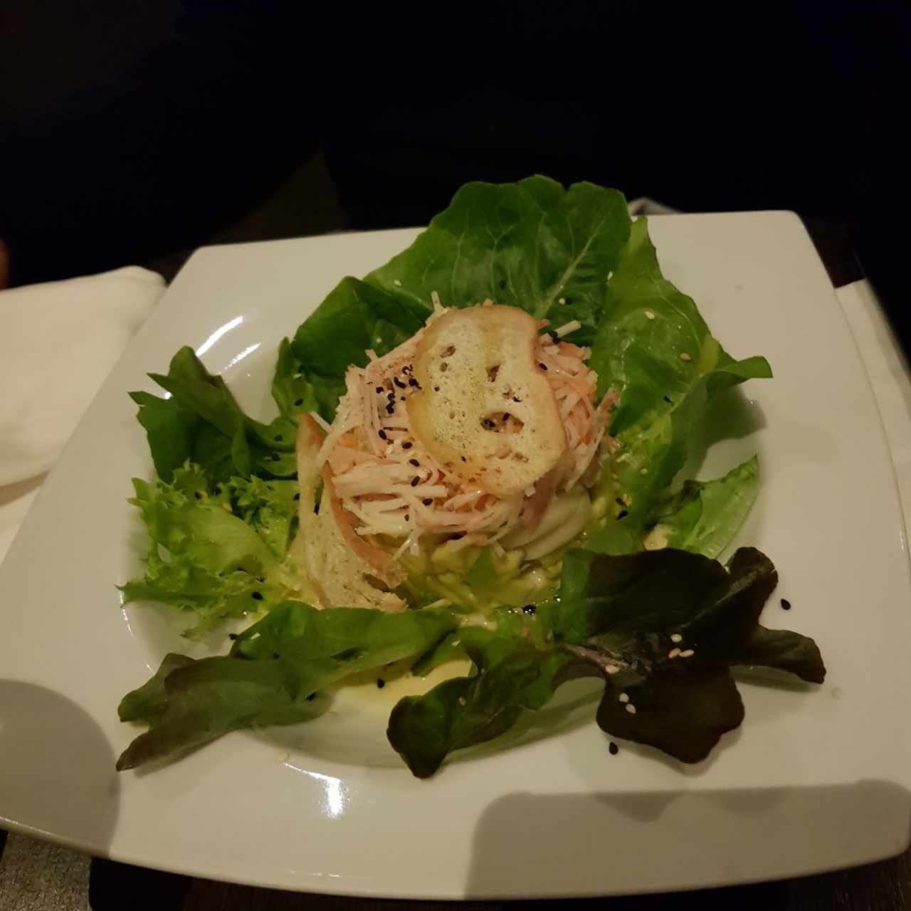 Ensaladas - Cangrejo y aguacate