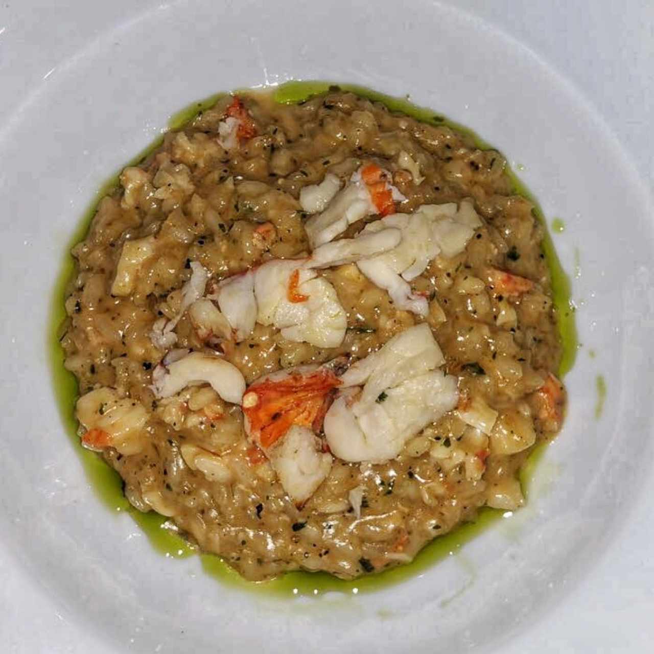 risotto de langosta