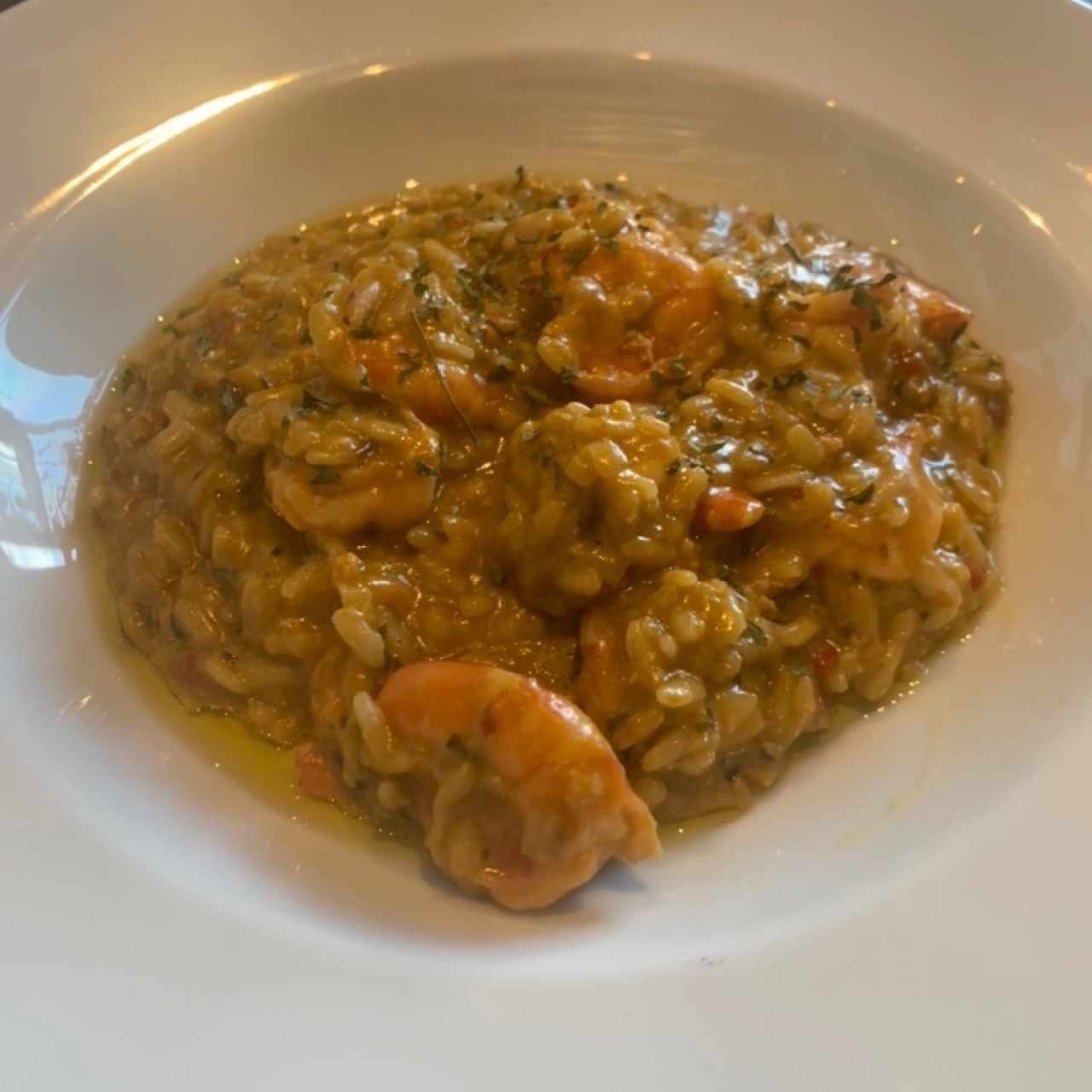 Arroces - Risotto de camarones