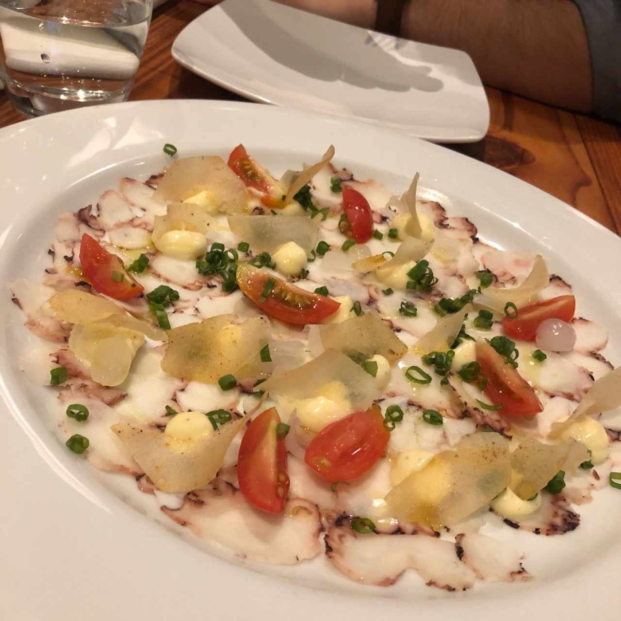 carpaccio de pulpo