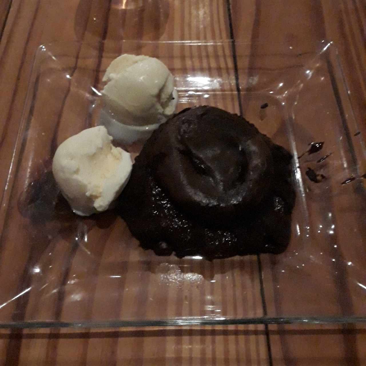 fondant de chocolate