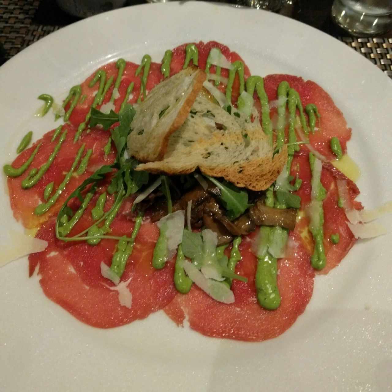 Carpaccio de filete tradicional