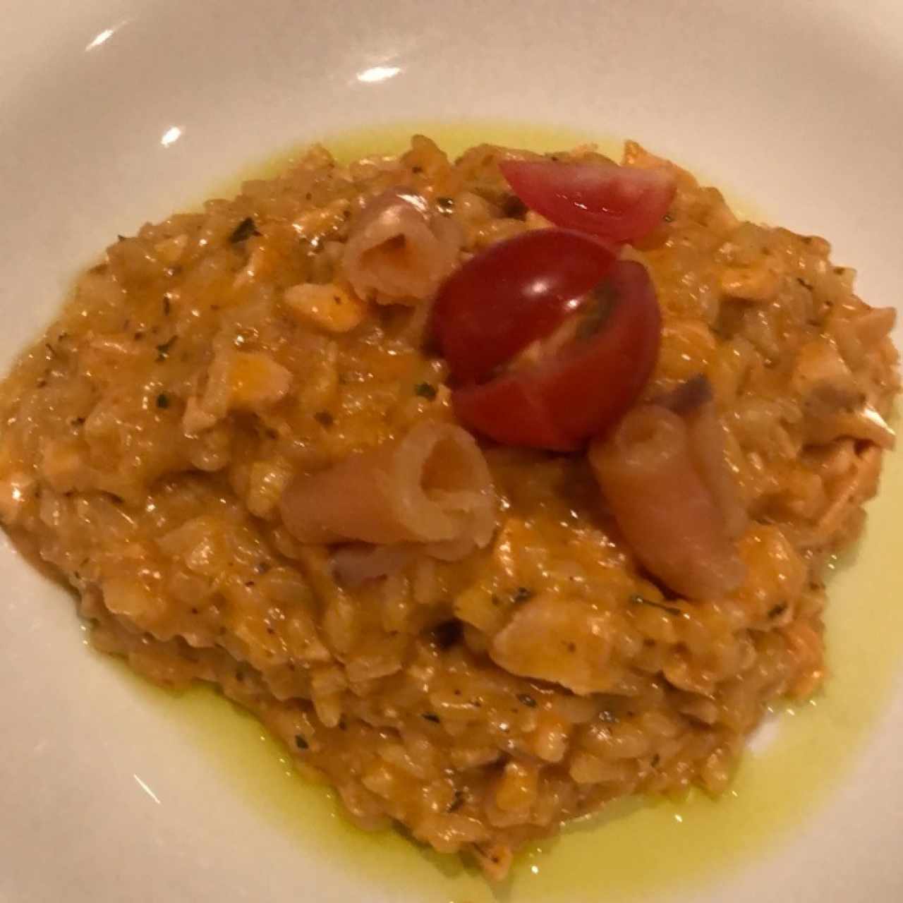 Arroces - Risotto de salmón