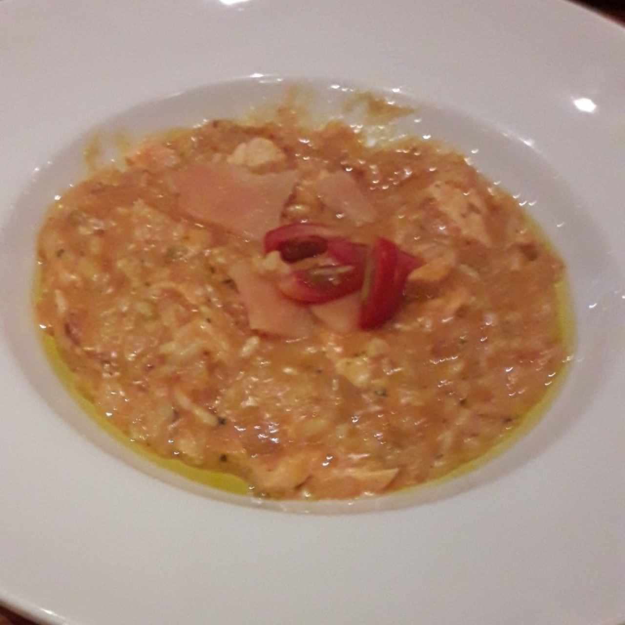 Risotto de Salmón.