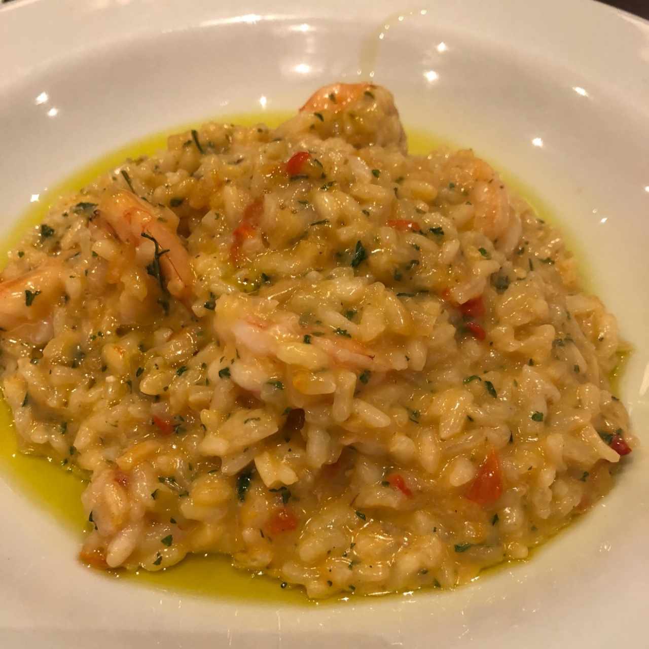 Arroces - Risotto de camarones