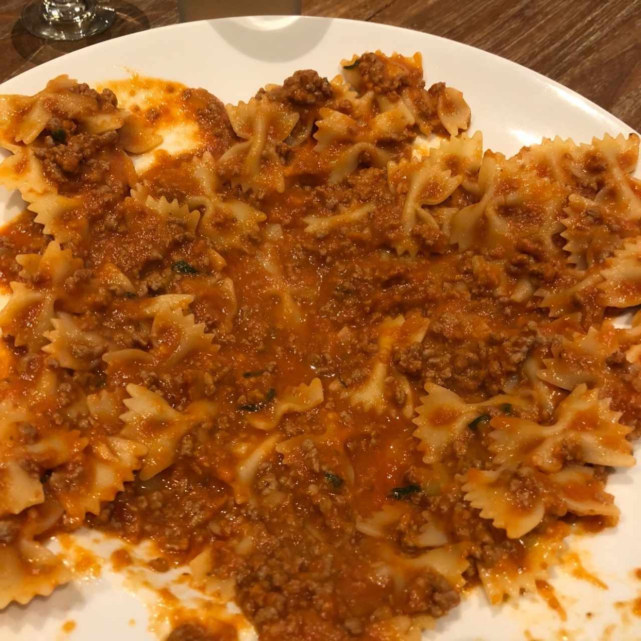 Pasta a la boloñesa