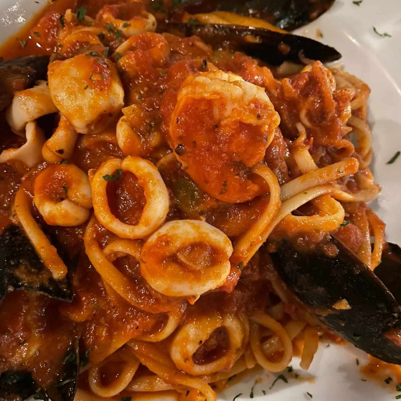 Linguine frutos del mar