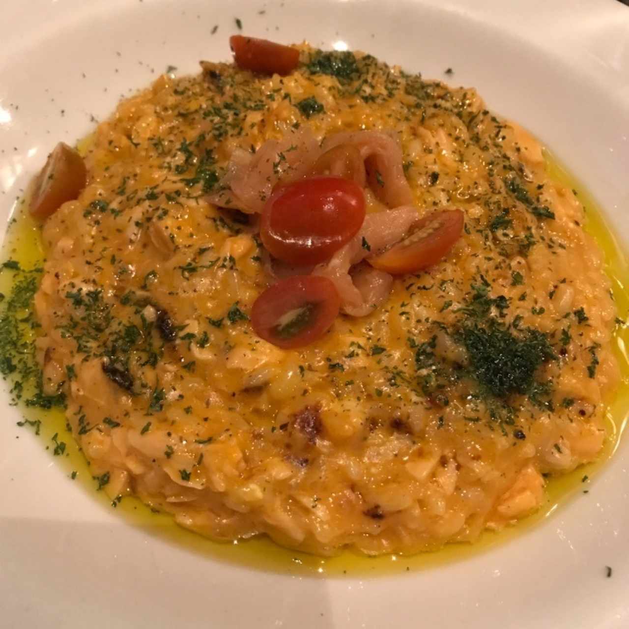 Arroces - Risotto de salmón