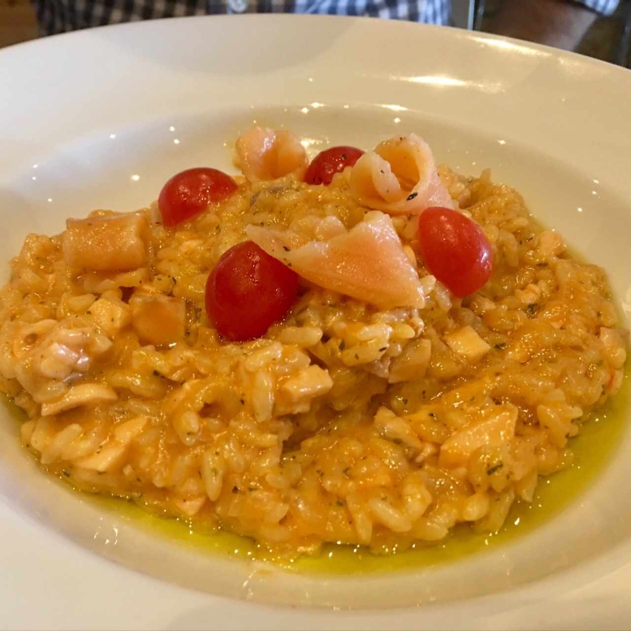 Arroces - Risotto de salmón