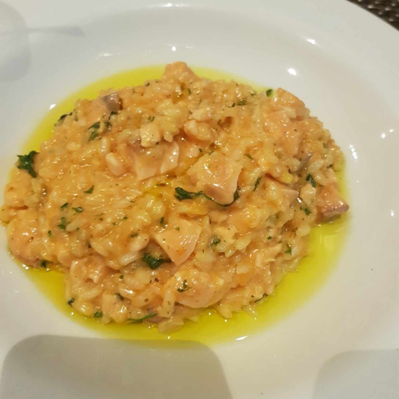 Arroces - Risotto de salmón