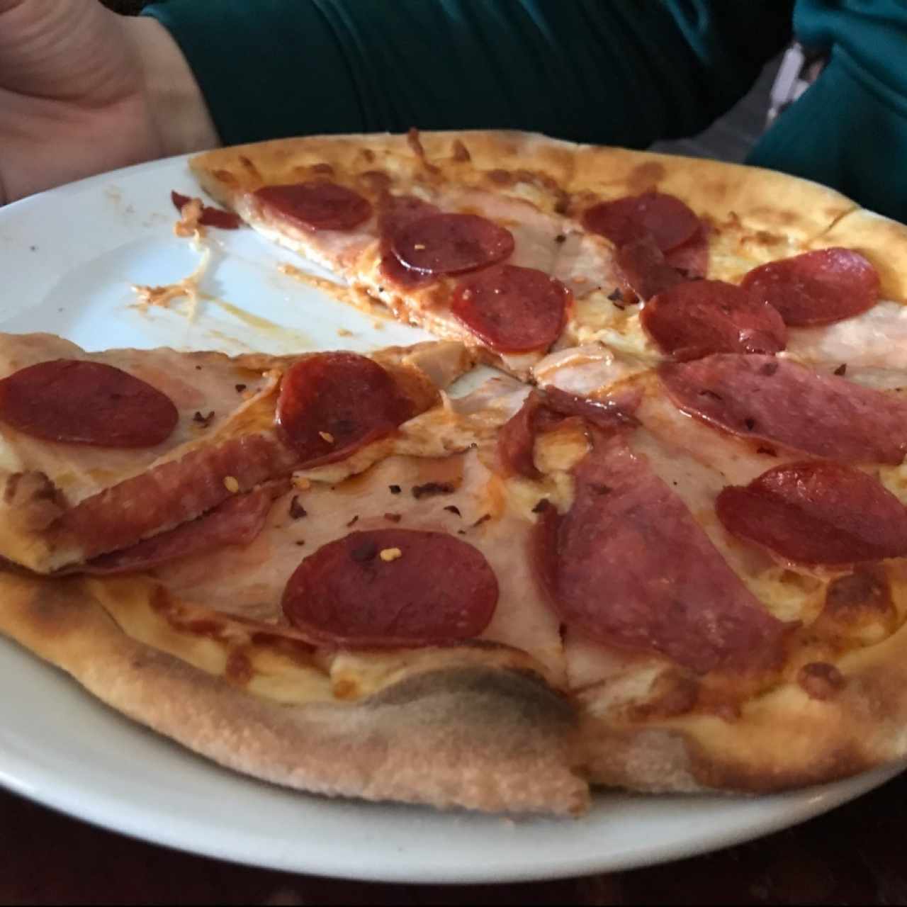 pizza de la casa peperoni 