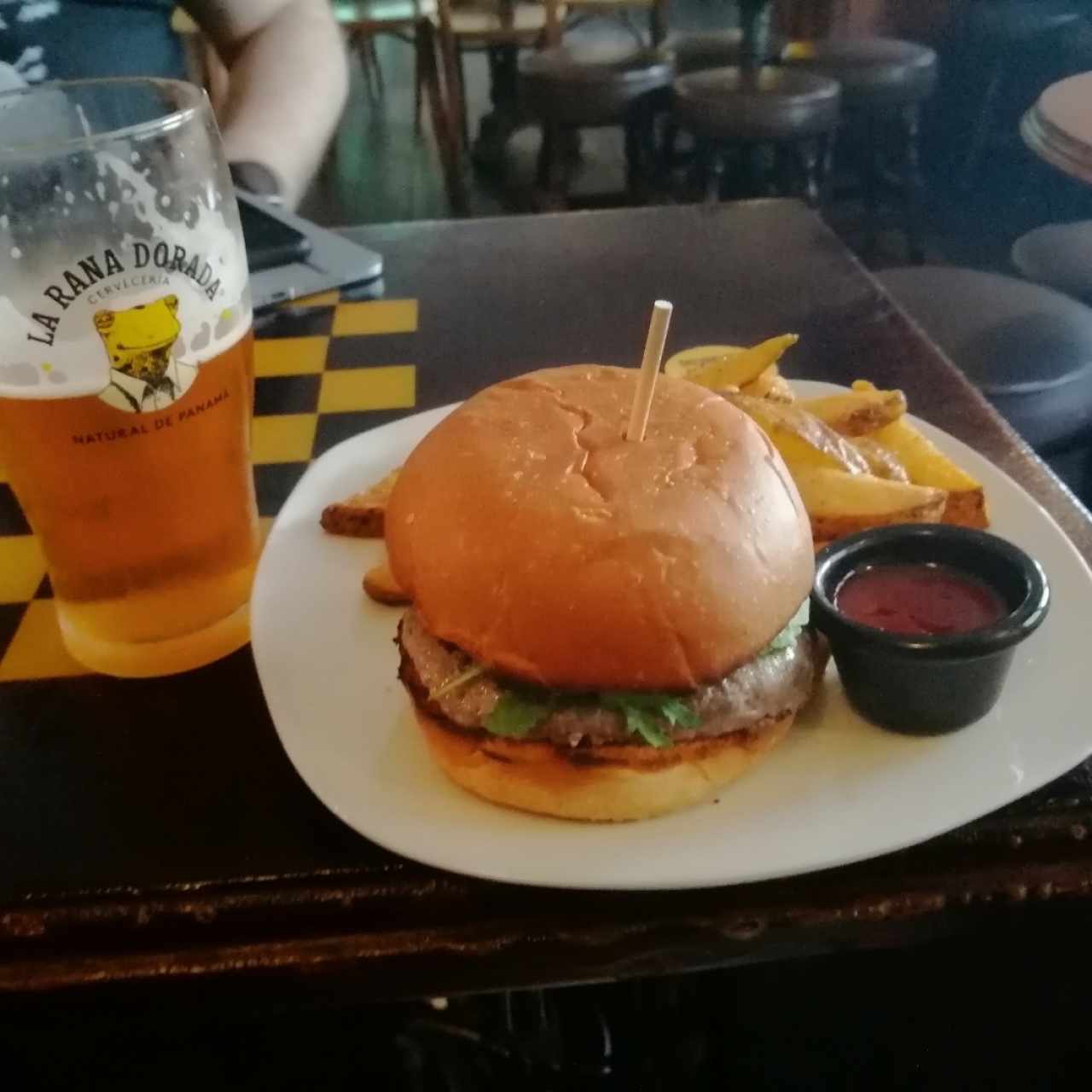 Hamburguesa Porter + IPA