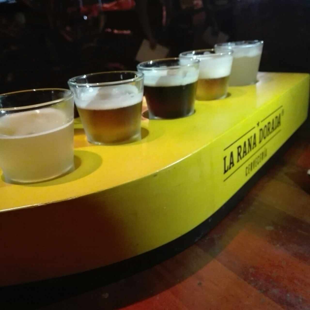 Prueba de sus cervezas