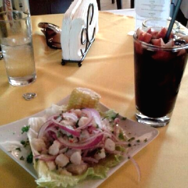 Ceviche de corvina