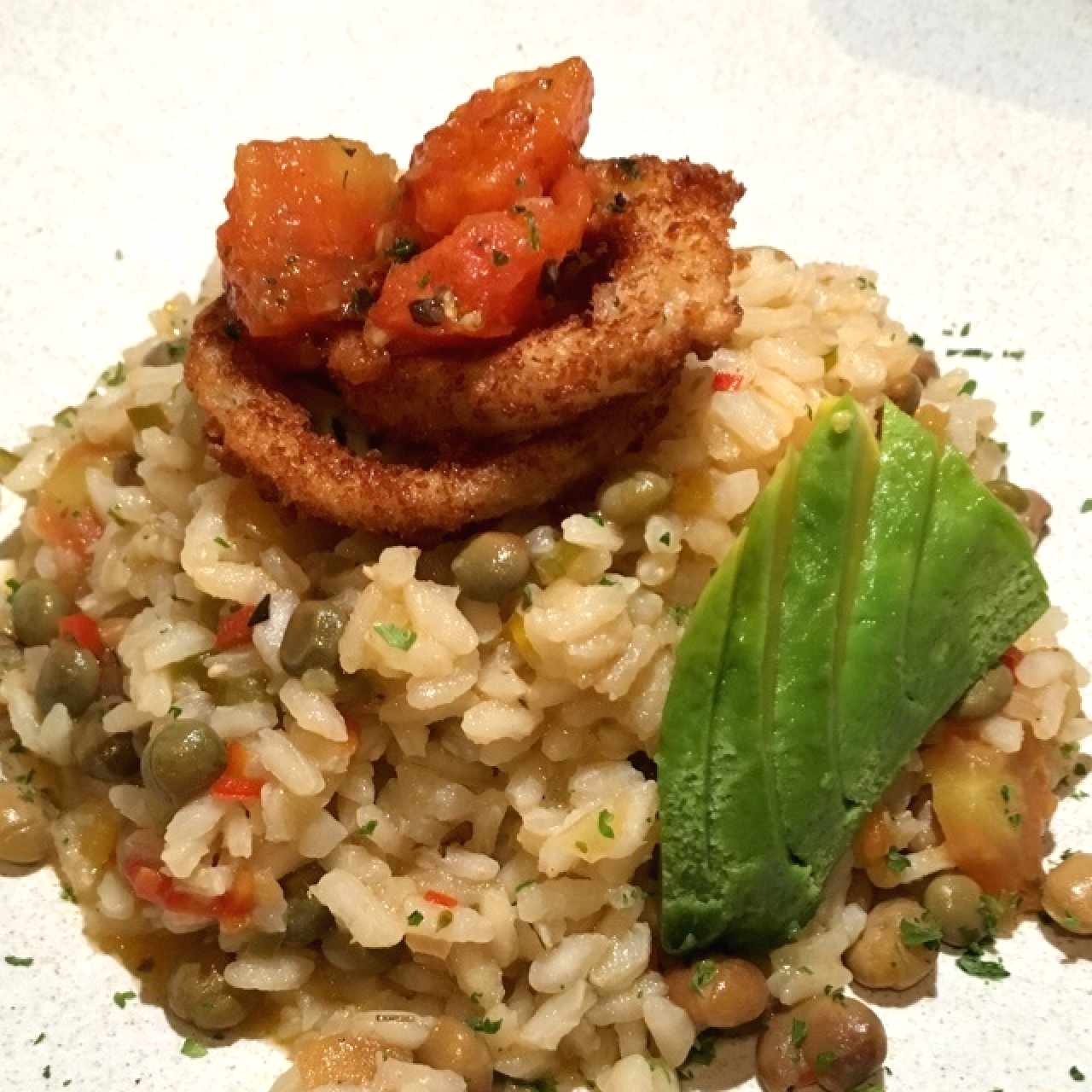 Arroz Meloso con Guandú