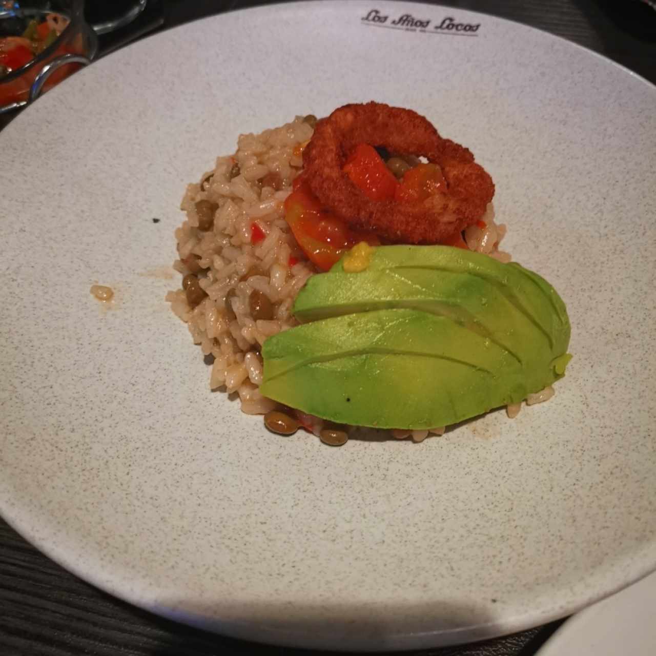 Arroz meloso con guandú