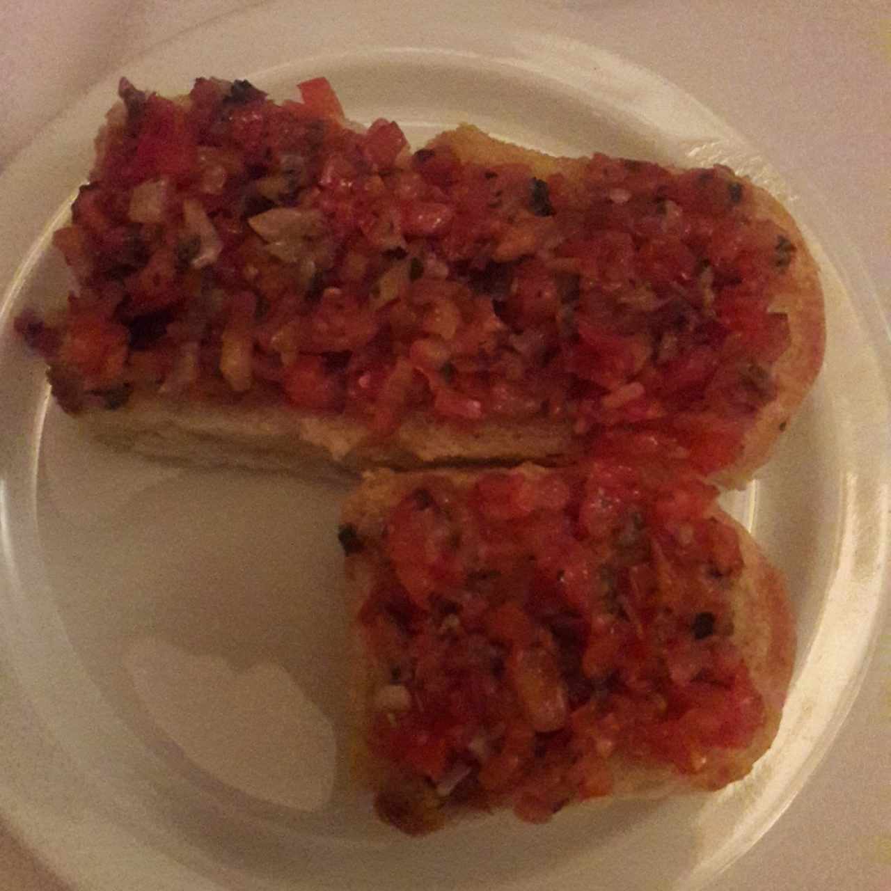 Entradas Calientes - Pan con tomate