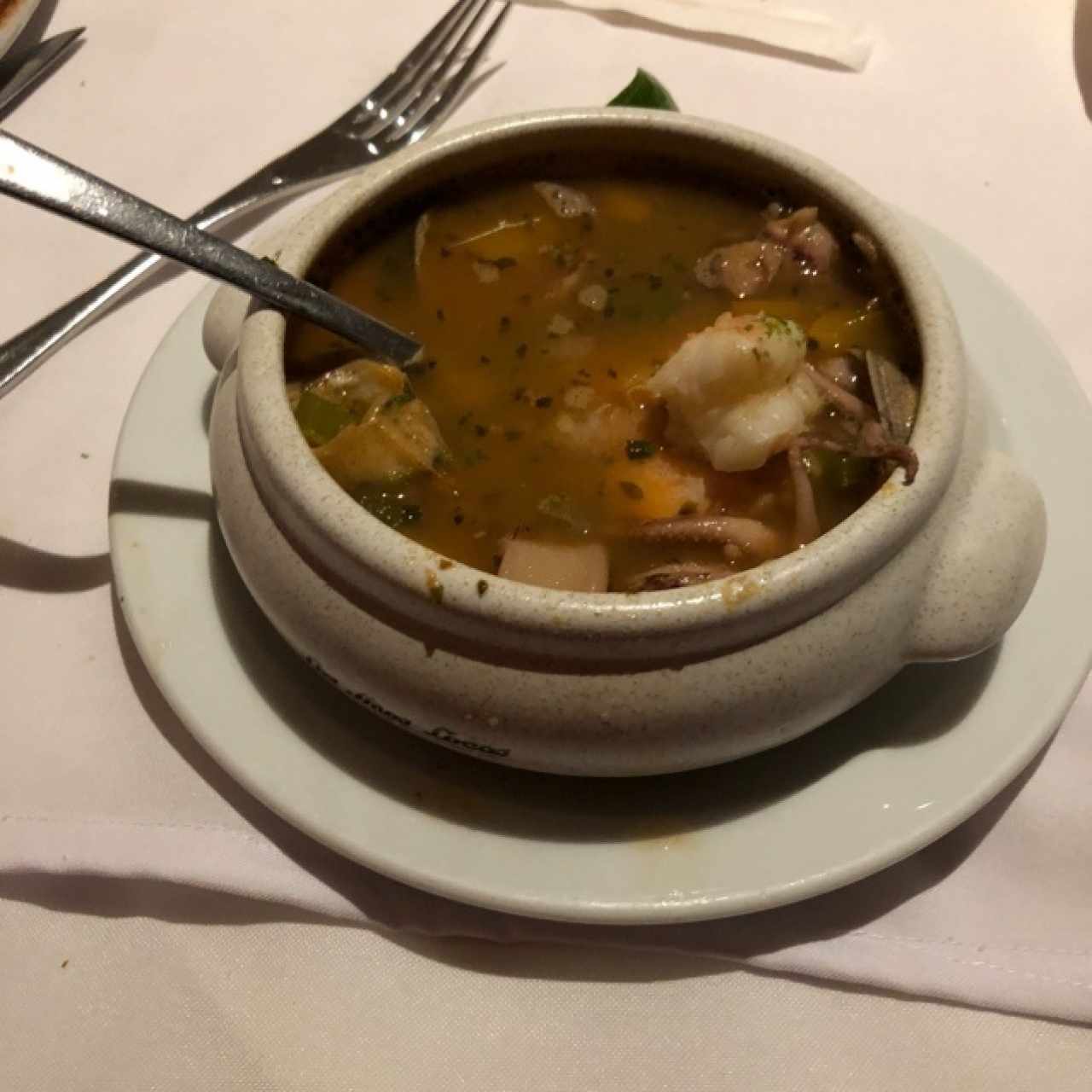 Sopa de mariscos