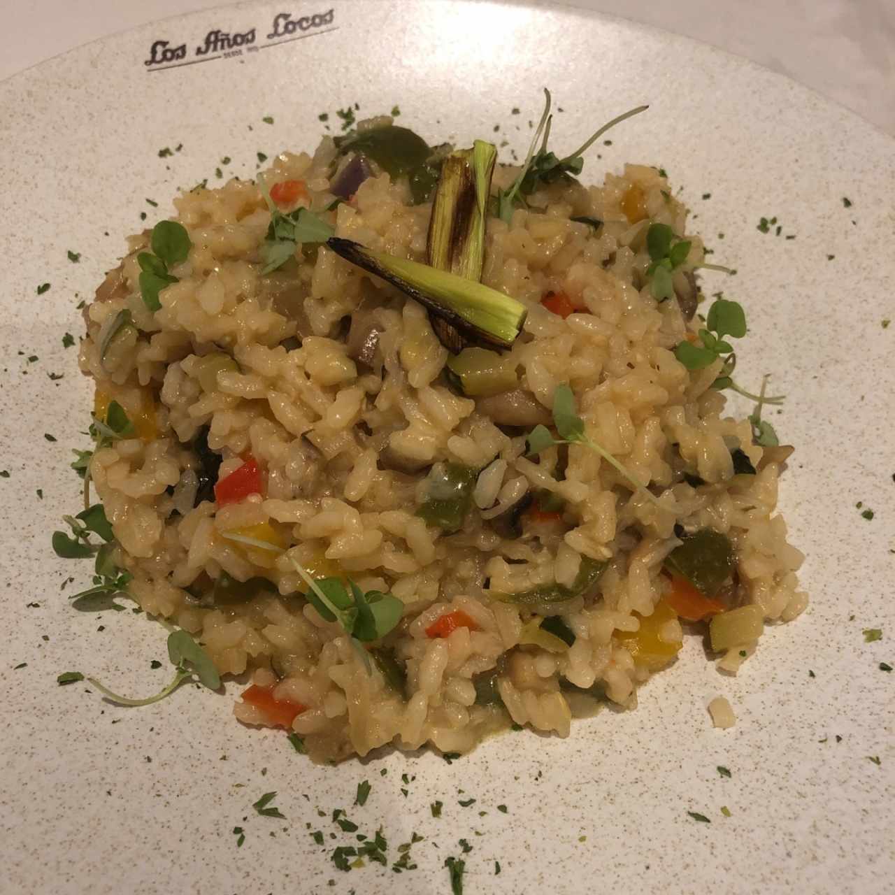 PLATOS FUERTES - Risotto de Vegetales