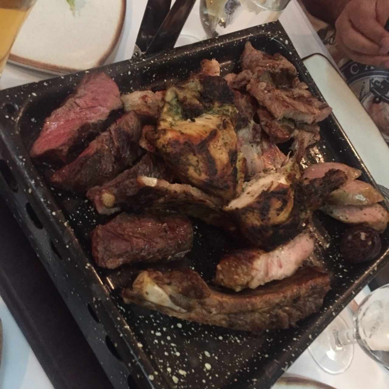 parrilla para cuatro personas 