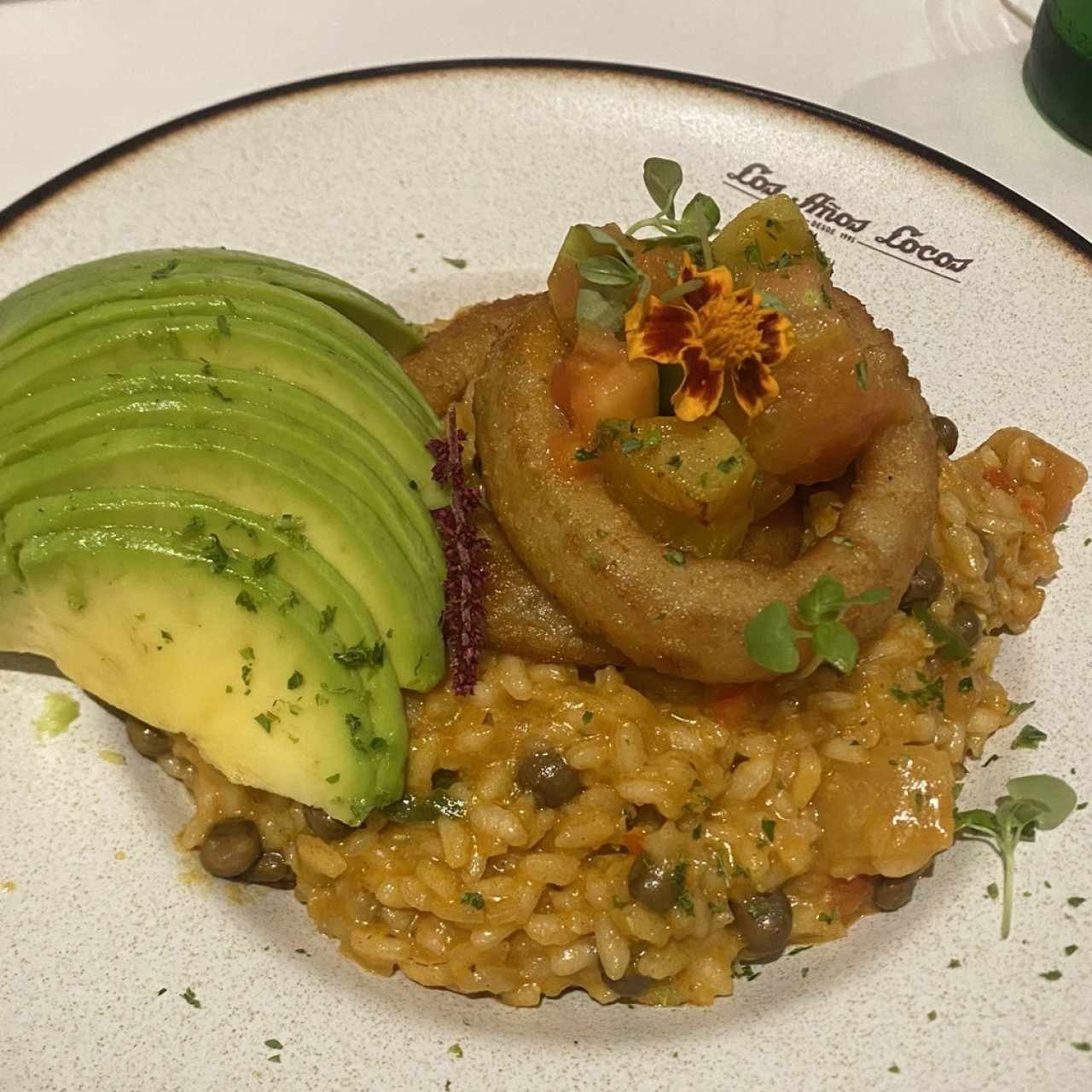 Arroz meloso de guandú