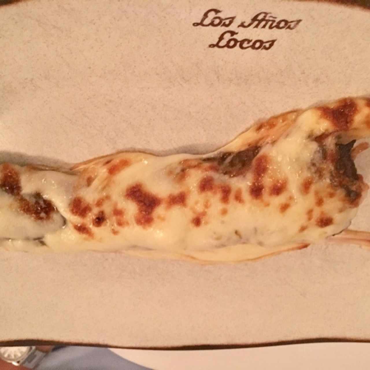 Entraña a la pizza