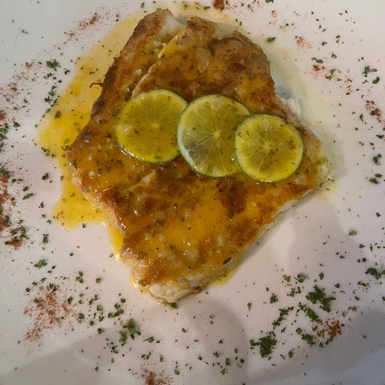 Corvina al limón 