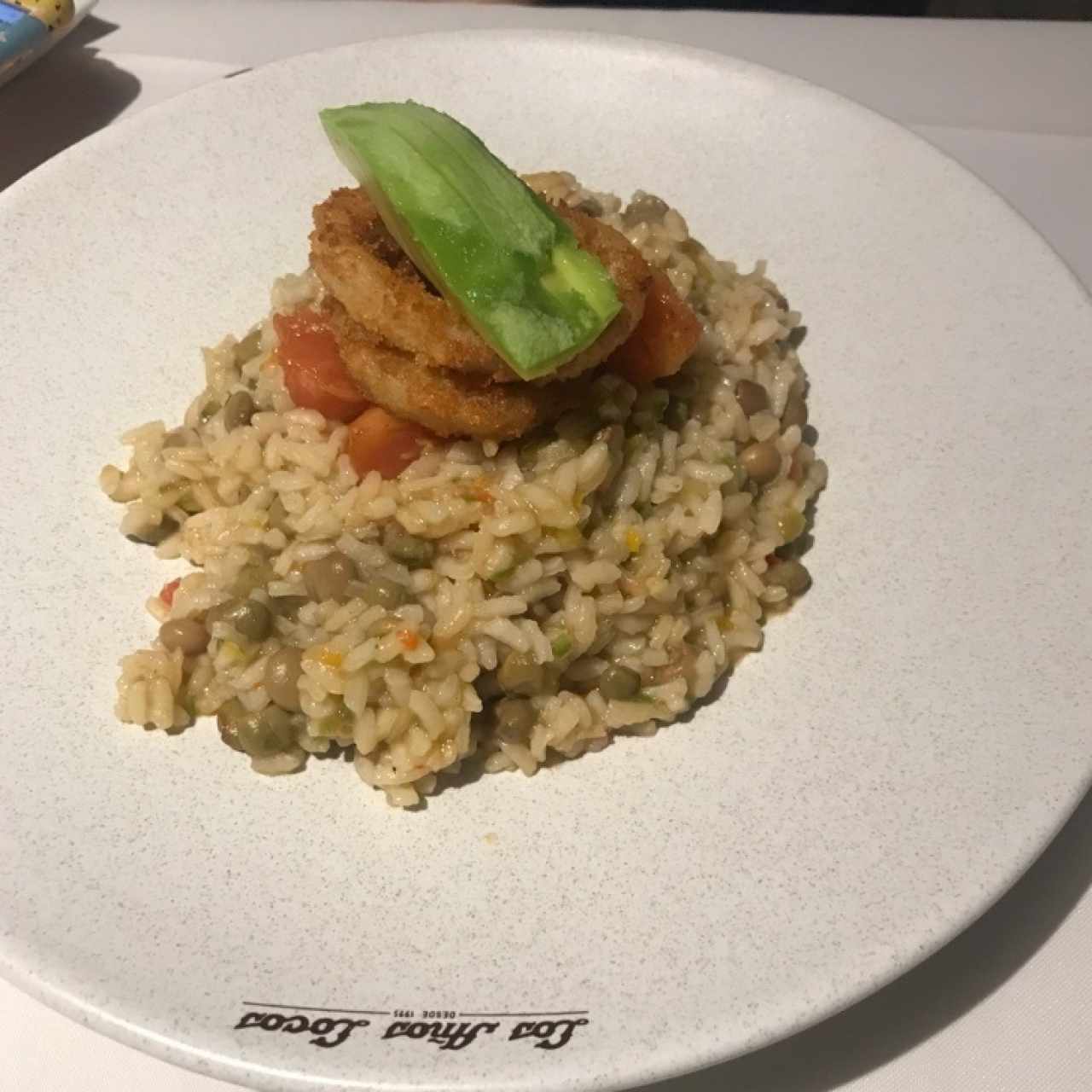 Arroz meloso con guandú