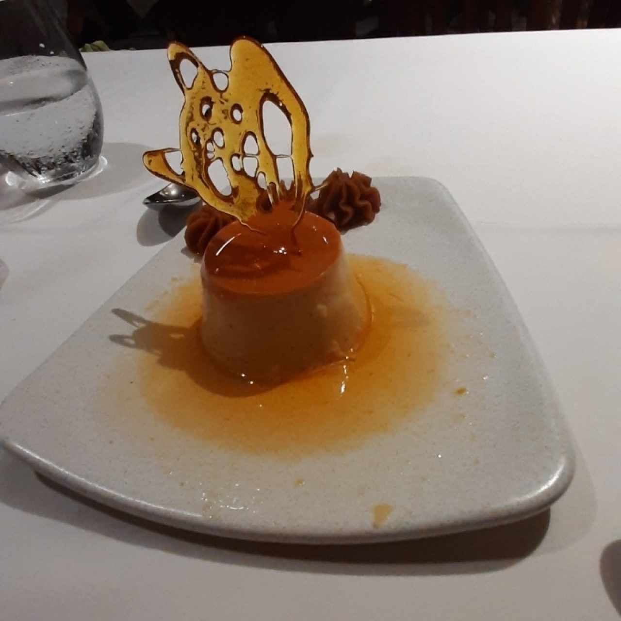 Flan de la casa 