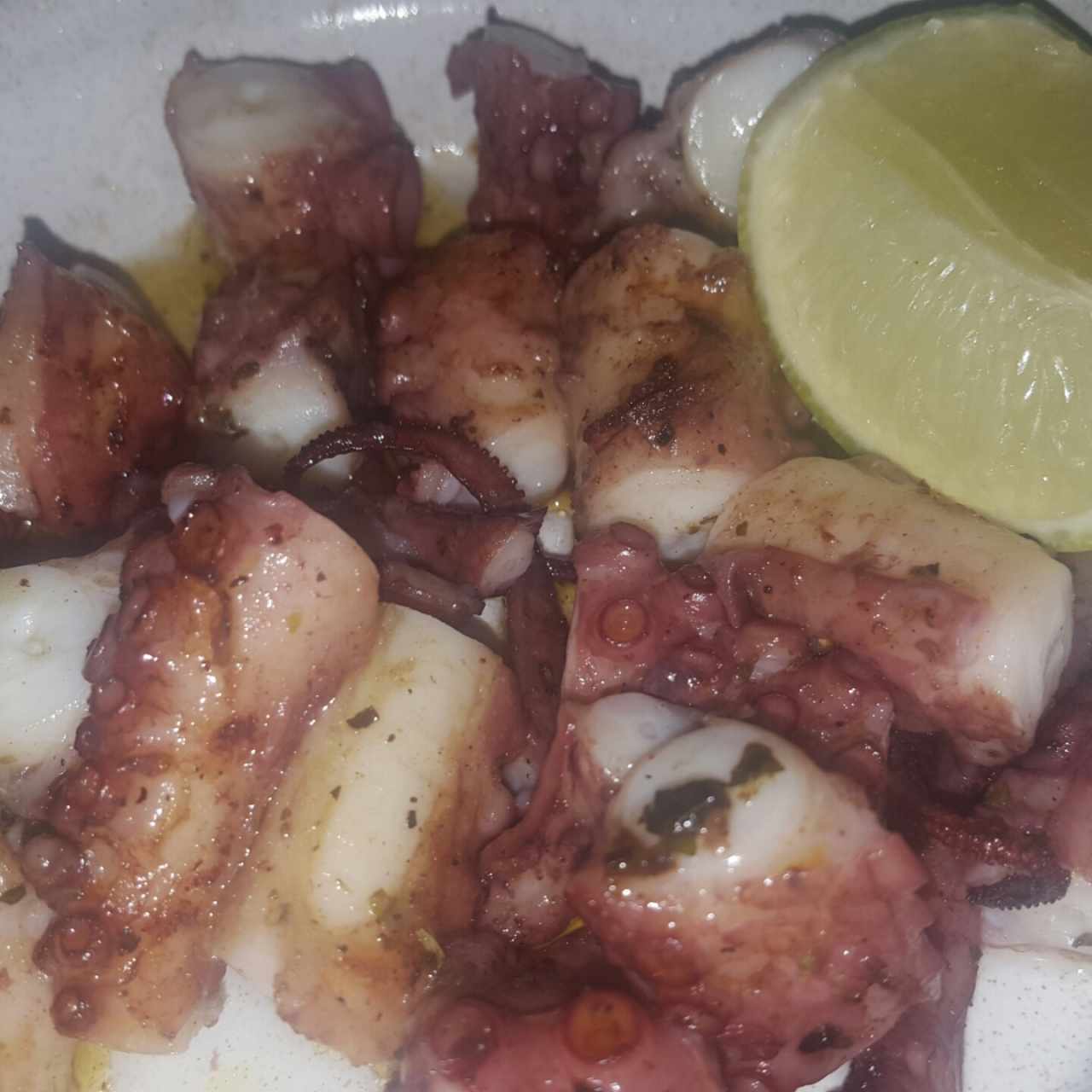 Entradas Calientes - Pulpo al carbón