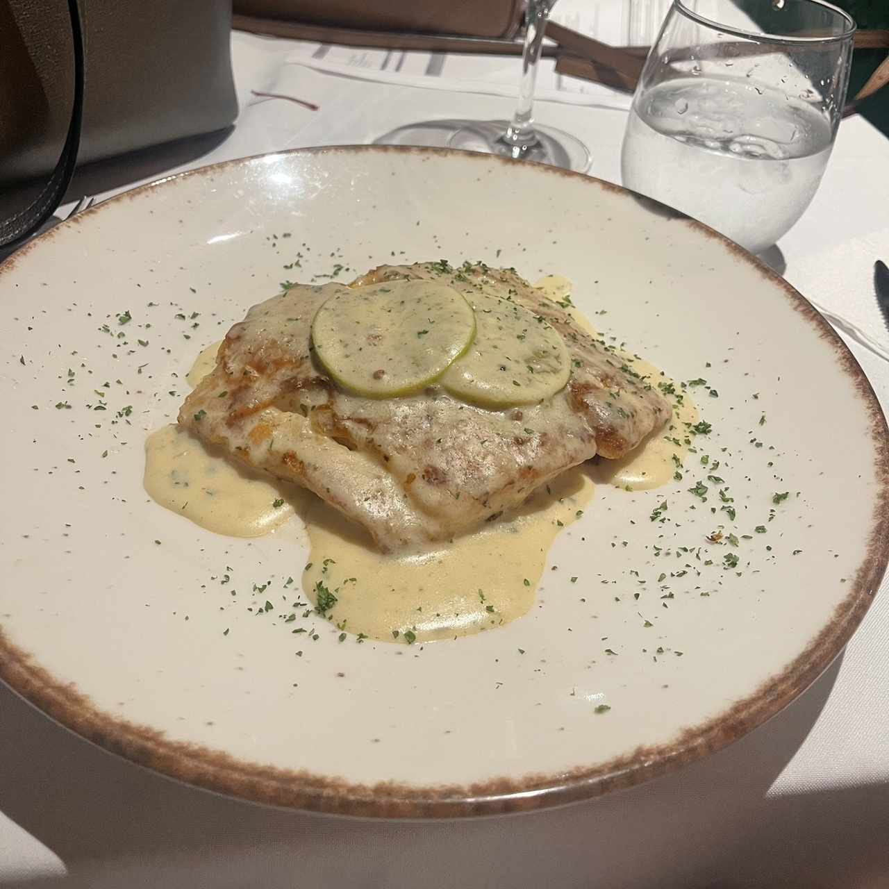 Corvina en crema de limon 