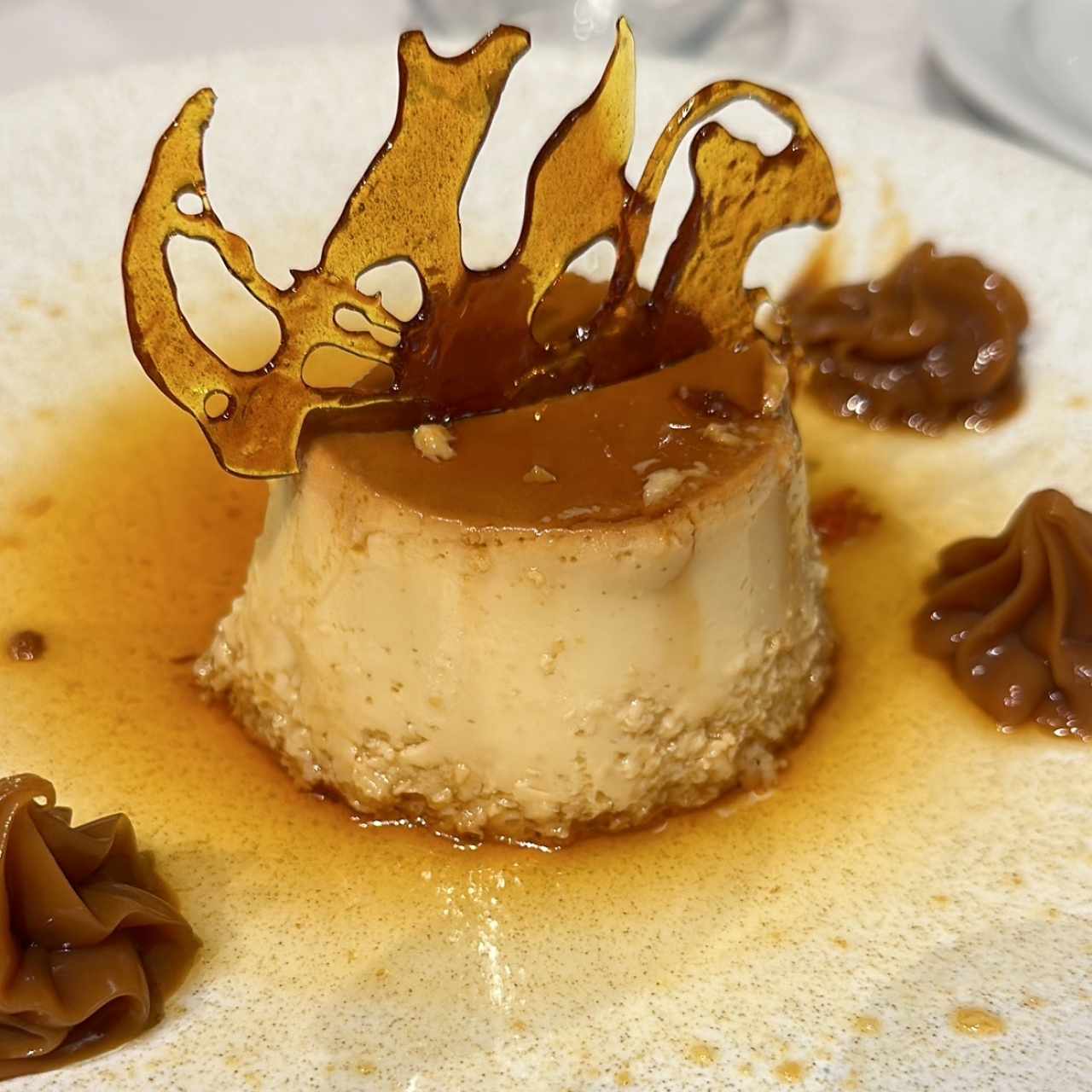 FLAN GRAND MARNIER CON DULCE DE LECHE