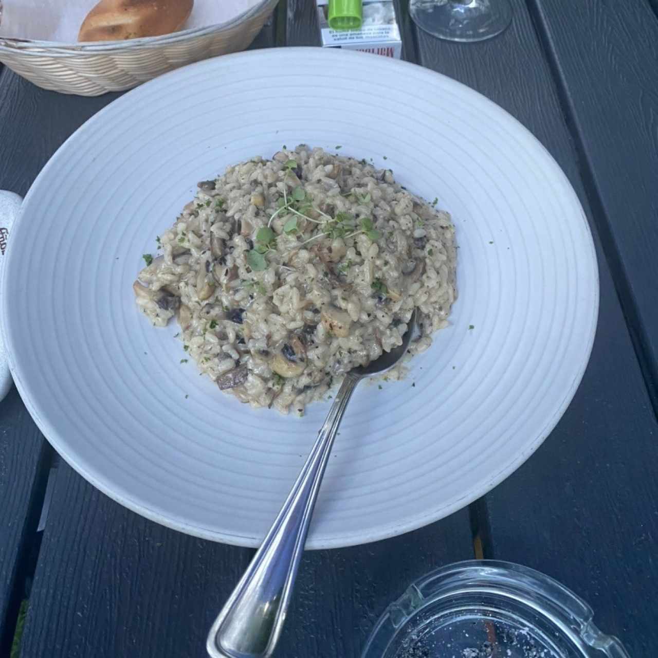 Risotto con hongos