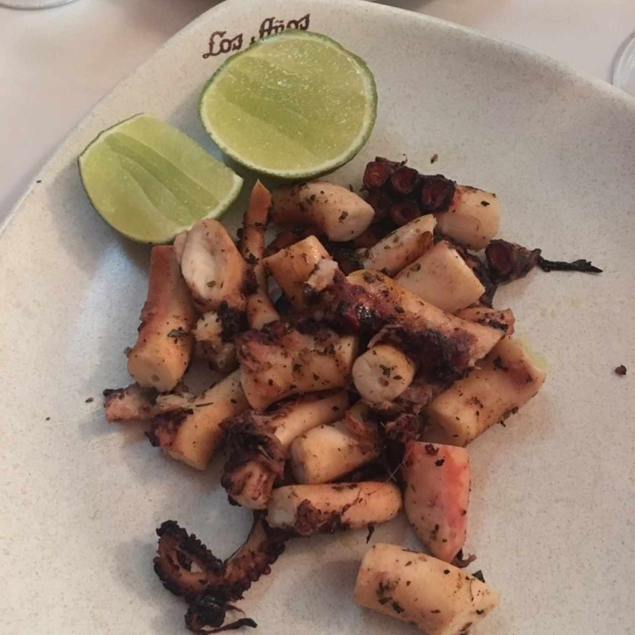 Entradas Calientes - Pulpo al carbón