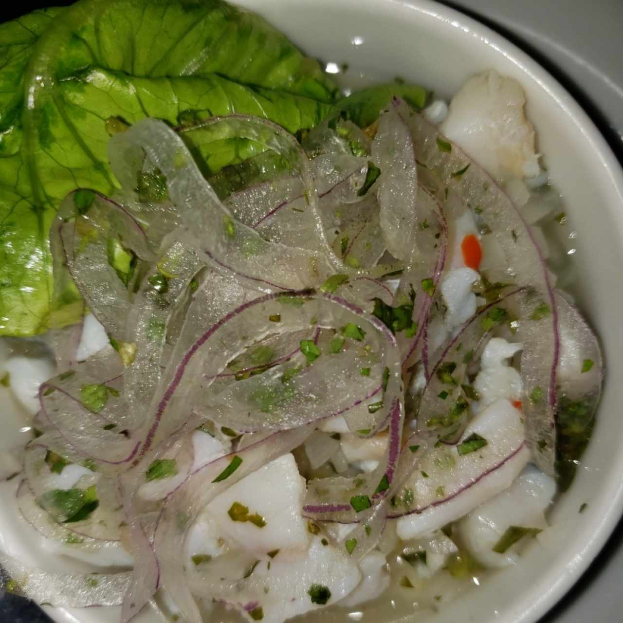 ENTRADAS FRÍAS - Ceviche de Corvina