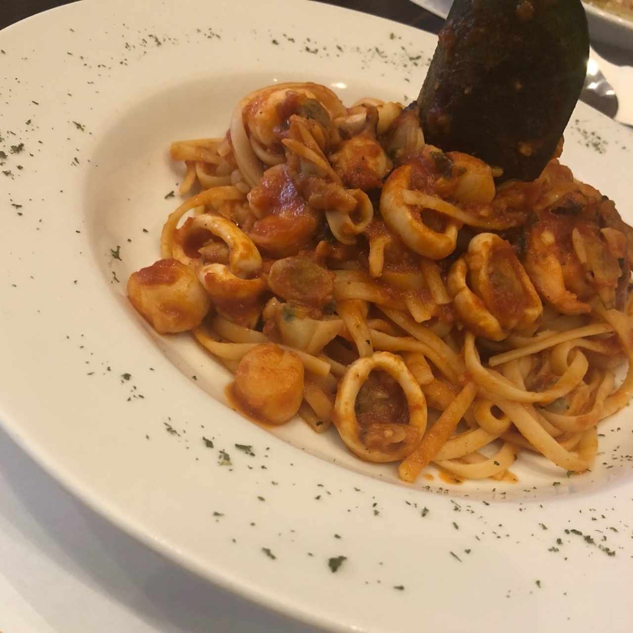 Linguini al frutti di mare