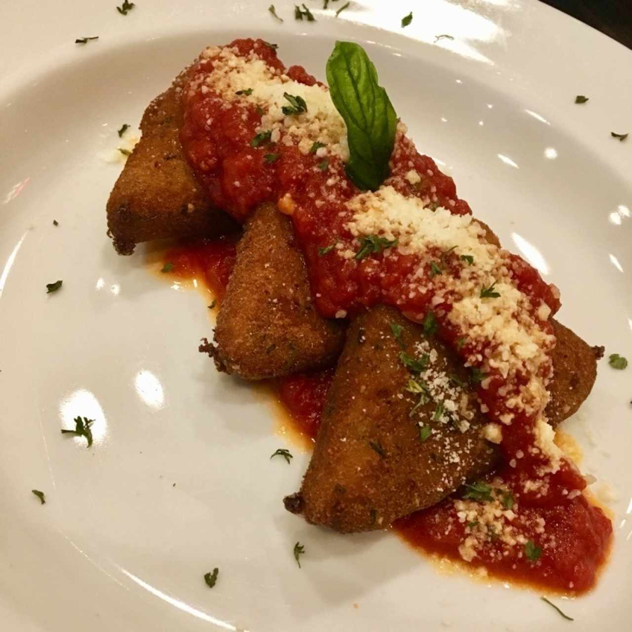 Mozzarella Fritta al Pomodoro