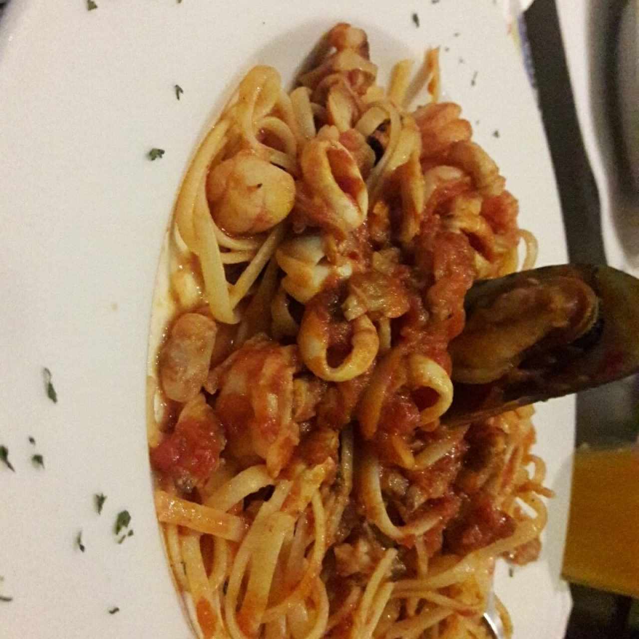 Linguini al frutti di mare