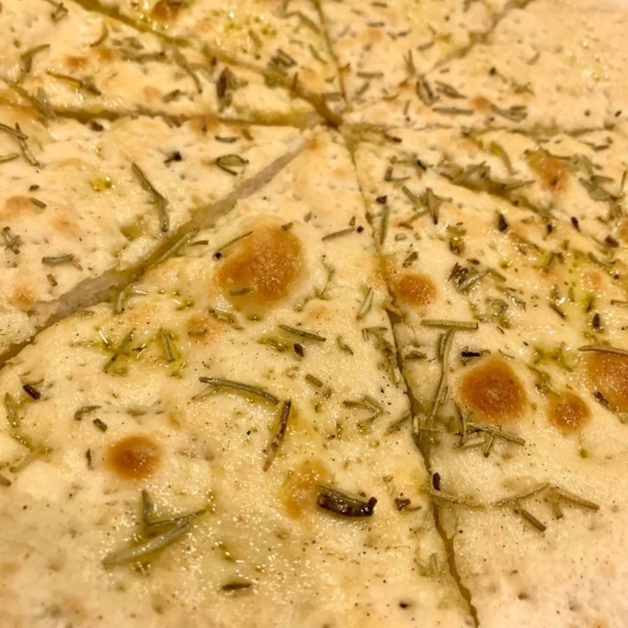 Pizzas blancas - Focaccia