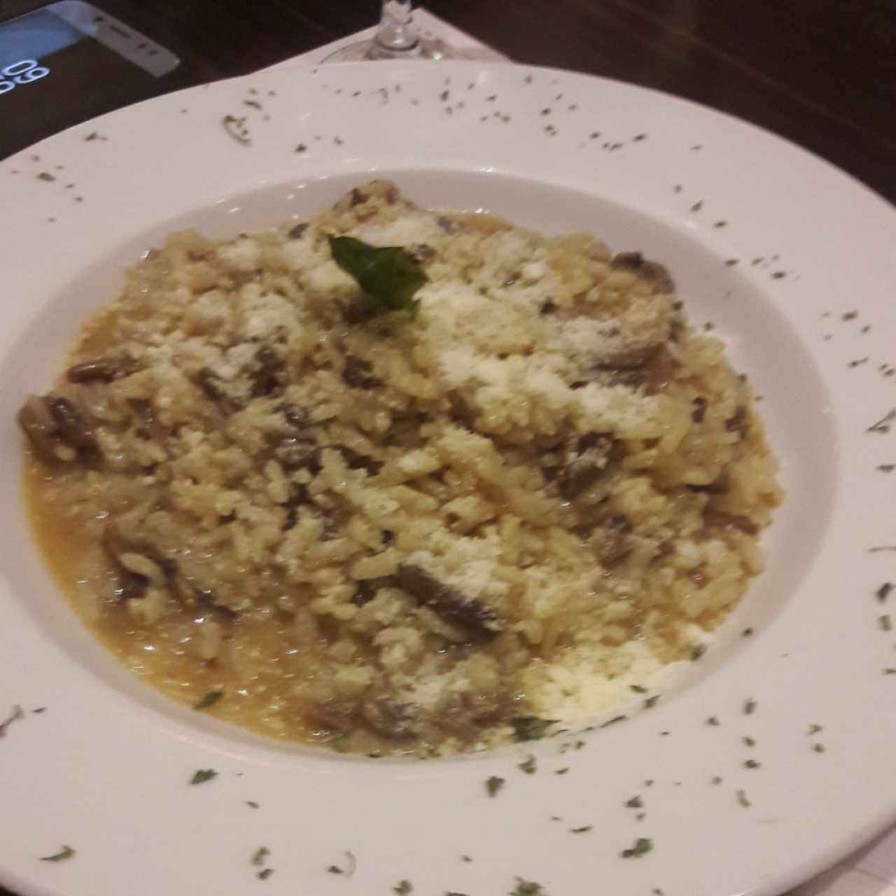 Risotto ai due funghi