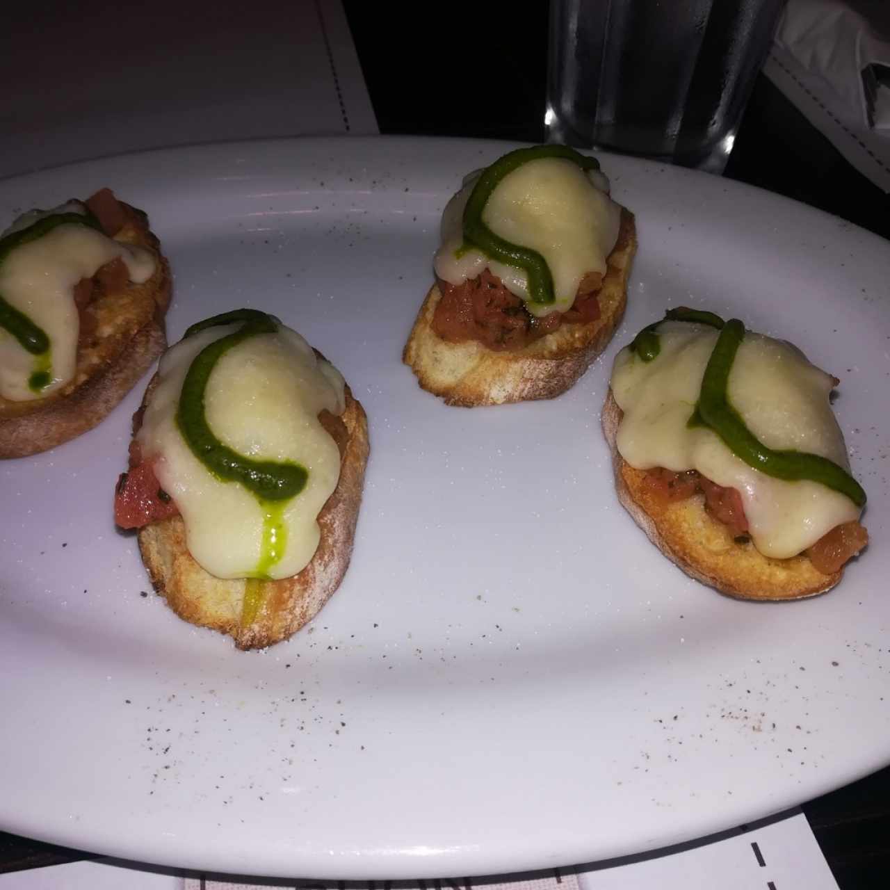 Entradas calientes - Crostini semplici, super delicioso