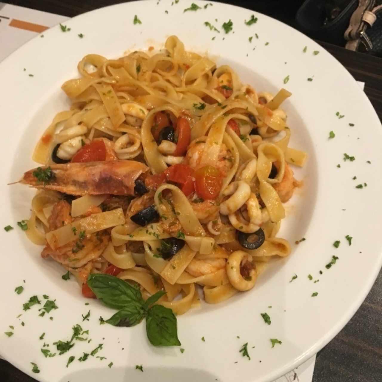 Tagliatelle mediterráneo